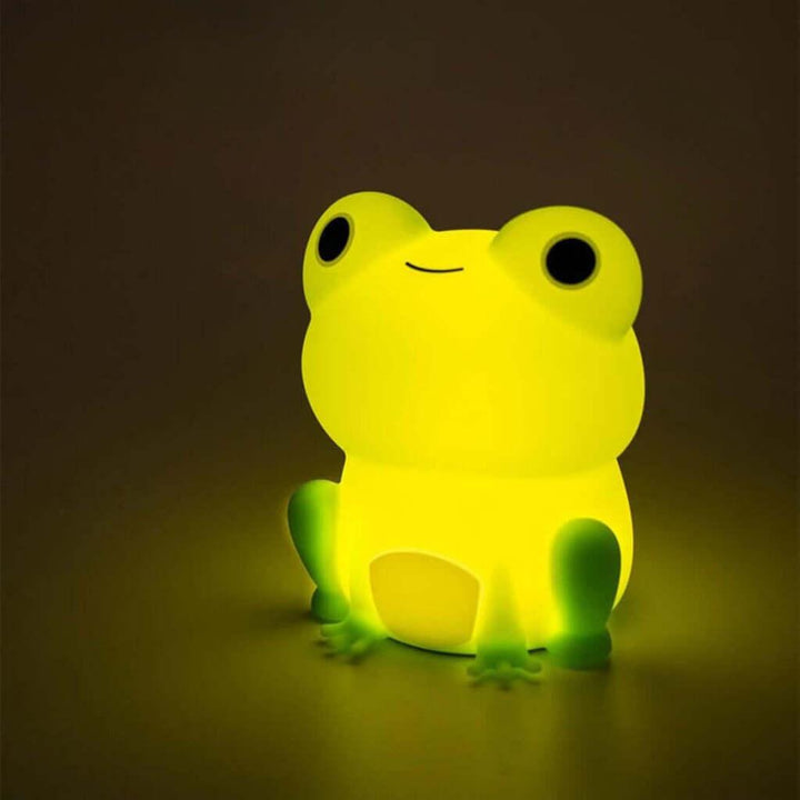 NitePet Frog Night Light – Kid-Safe Silicone LED Lamp with Touch Timer - NitePet