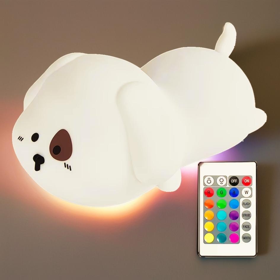 NitePet Puppy Night Lamp – Adorable LED Light with Remote Control